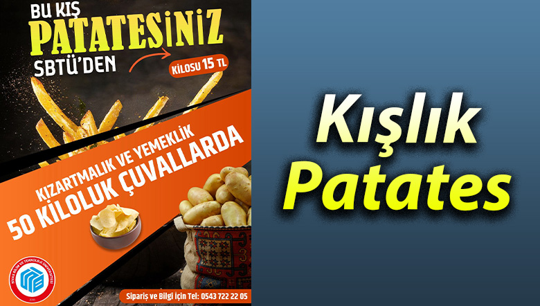 SBTÜ’nün İyi Tarım Patatesleri Satışa Çıktı: Sağlıklı ve Hesaplı Ürünler Yoğun İlgi Görüyor