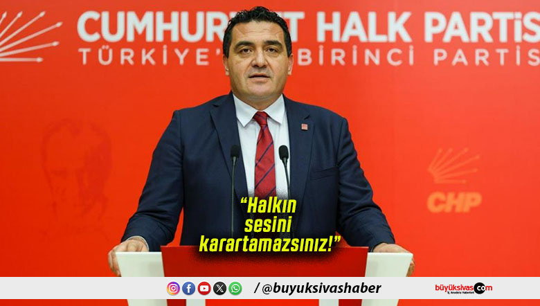 “Halkın sesini karartamazsınız!”