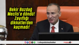 Bekir Bozdağ Meclis’e döndü! Zayıflığı dikkatlerden kaçmadı!