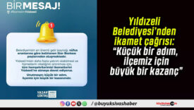 Yıldızeli Belediyesi’nden ikamet çağrısı: “Küçük bir adım, ilçemiz için büyük bir kazanç”