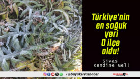Türkiye’nin en soğuk yeri O ilçe oldu!
