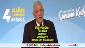 Dervişoğlu: Türkiye asgari vesayete mahkûm bırakıldı!