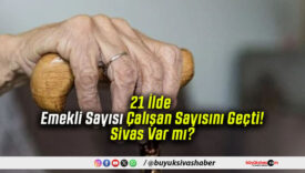 21 İlde Emekli Sayısı Çalışan Sayısını Geçti! Sivas Var mı?