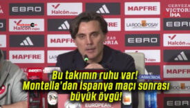 Bu takımın ruhu var! Montella’dan İspanya maçı sonrası büyük övgü!