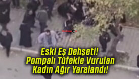 Eski Eş Dehşeti! Pompalı Tüfekle Vurulan Kadın Ağır Yaralandı!