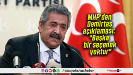 MHP’den Demirtaş açıklaması: “Başka bir seçenek yoktur”