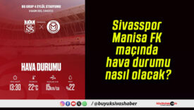 Sivasspor – Manisa FK maçında hava durumu nasıl olacak?