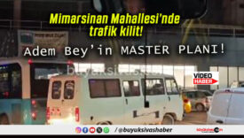 Mimarsinan Mahallesi’nde trafik kilit!