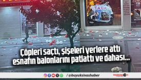 Sivas’ta bisikletli şahıs İstasyon Caddesi’nde ortalığı birbirine kattı!