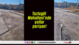Tuzlugöl Mahallesi’nde yollar perişan!