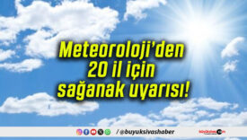 Meteoroloji’den 20 il için sağanak uyarısı!