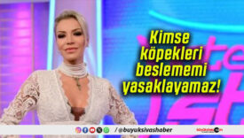 Kimse köpekleri beslememi yasaklayamaz!