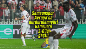 Samsunspor Avrupa’da durdurulamıyor! Hamrun’u 3-0’la geçti!