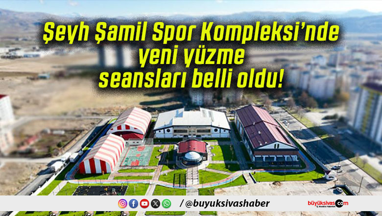 Şeyh Şamil Spor Kompleksi’nde yeni yüzme seansları belli oldu!