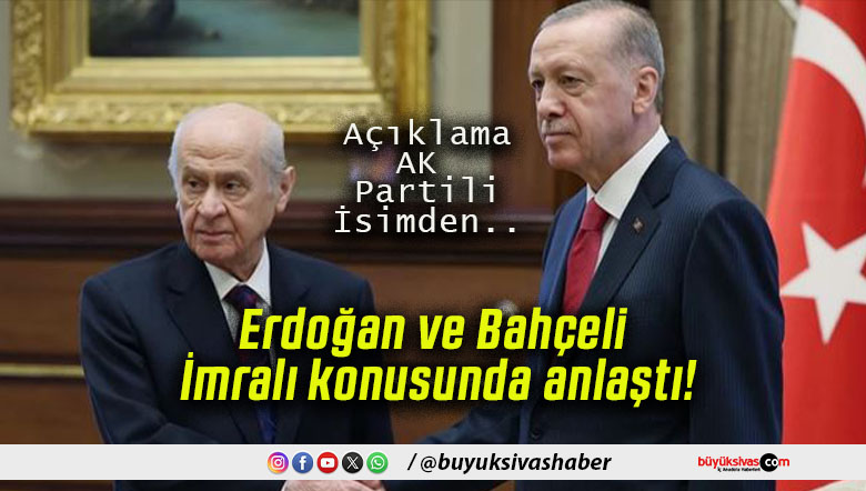 Erdoğan ve Bahçeli İmralı konusunda anlaştı!