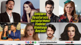 Ünlülere Uyuşturucu Soruşturması! İfadeler Alınmaya Başladı!