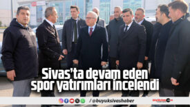 Vali Şimşek, devam eden spor yatırımlarında incelemelerde bulundu