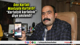 Dev Kartalı Montuyla Kurtardı! “Kartalcık kartalcık” diye seslendi!