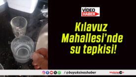 Kılavuz Mahallesi’nde su tepkisi!