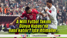 A Milli Futbol Takımı Dünya Kupası’na nasıl katılır? İşte ihtimaller..