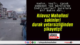 Kılavuz Mahallesi sakinleri durak yetersizliğinden şikayetçi!
