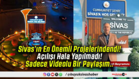Sivas’ın girişine yapılan kavşak projesi merak konusu oldu!