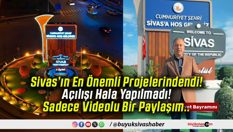 Sivas’ın girişine yapılan kavşak projesi merak konusu oldu!
