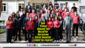 Vali Yılmaz Şimşek’ten Muzaffer Sarısözen Güzel Sanatlar Lisesi’ne ziyaret!