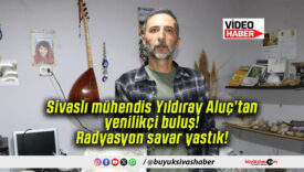 Sivaslı mühendis Yıldıray Aluç’tan yenilikçi buluş! Radyasyon savar yastık!