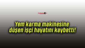 Yem karma makinesine düşen işçi hayatını kaybetti!