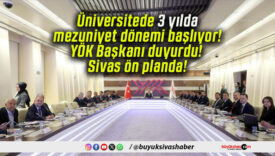 Üniversitede 3 yılda mezuniyet dönemi başlıyor! YÖK Başkanı duyurdu! Sivas ön planda!
