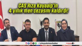 CAS Rıza Kayaalp’in 4 yıllık men cezasını kaldırdı!