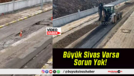 Üniversite Yolundaki Soruna Büyük Sivas Haber Dokunuşu! Şikâyet Edilen Güzergâhta Çalışmalar Başladı!