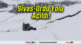 Sivas-Ordu Yolu Açıldı!