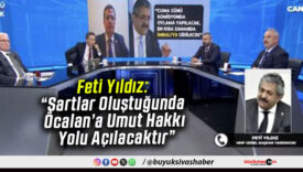 Feti Yıldız: “Şartlar Oluştuğunda Öcalan’a Umut Hakkı Yolu Açılacaktır”