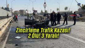 Zincirleme Trafik Kazası! 2 Ölü! 3 Yaralı!