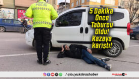 5 Dakika Önce Taburcu Oldu! Kazaya karıştı!