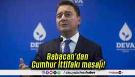 Babacan’dan Cumhur İttifakı mesajı!