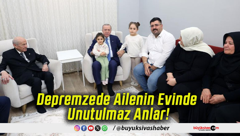 Depremzede Ailenin Evinde Unutulmaz Anlar!