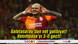 Galatasaray’dan net galibiyet! Kasımpaşa’yı 3-0 geçti!