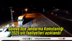 Gölova İlçe Jandarma Komutanlığı 2025 yılı faaliyetleri açıklandı!