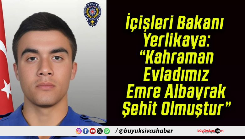 İçişleri Bakanı Yerlikaya