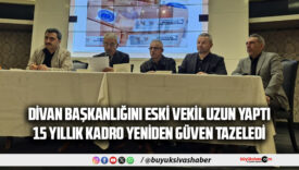 Selami Uzun divan başkanı