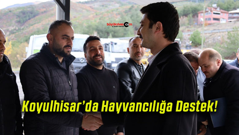 Koyulhisar’da Hayvancılığa Destek!