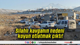 Silahlı kavganın nedeni koyun otlatmak çıktı!