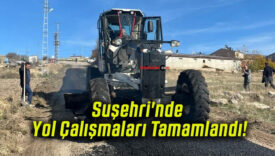 Suşehri’nde Yol Çalışmaları Tamamlandı!