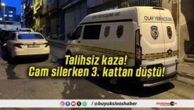 Talihsiz kaza! Cam silerken 3. kattan düştü!