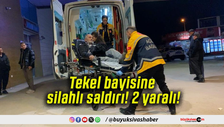 Tekel bayisine silahlı saldırı! 2 yaralı!