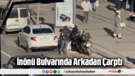 arkadan çarptı