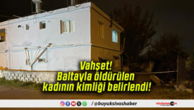 Vahşet! Baltayla öldürülen kadının kimliği belirlendi!